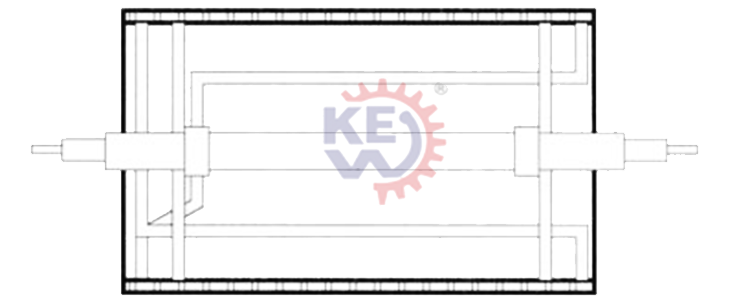 Double Jacketed Cooling Roll